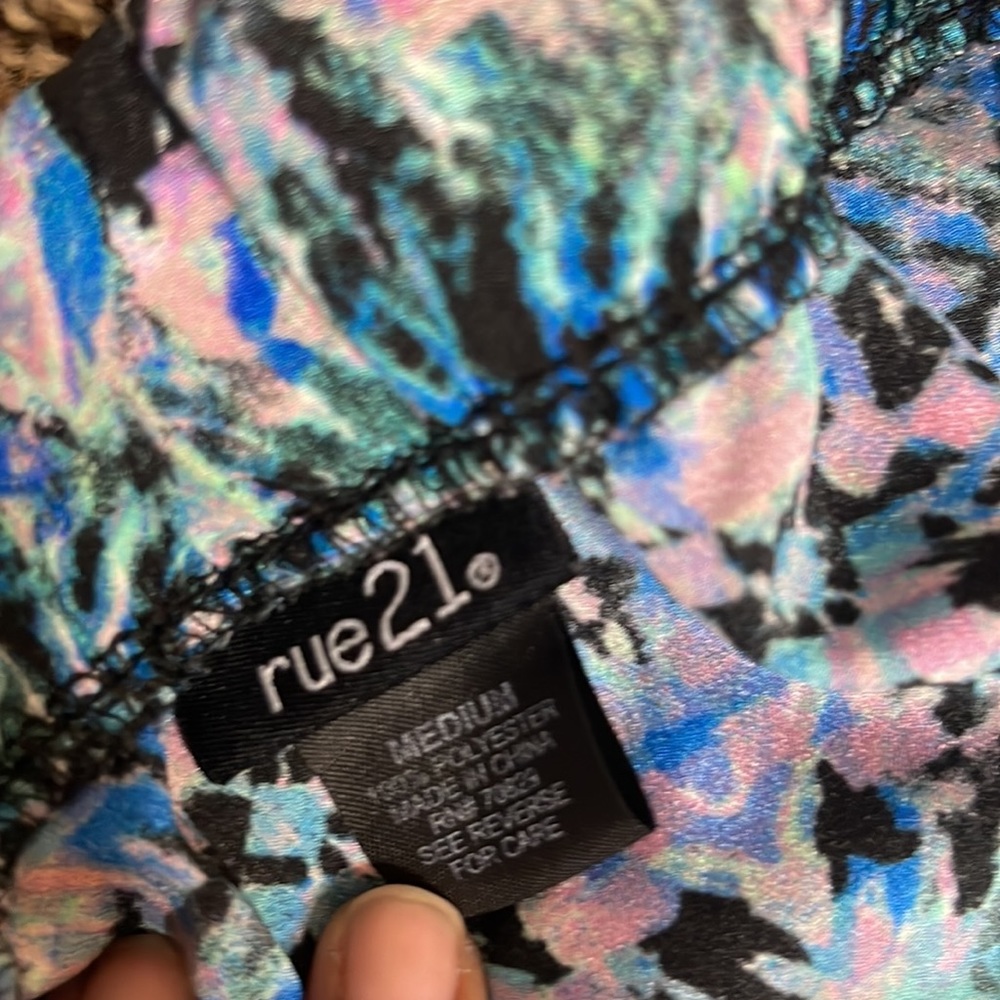 Multicolored Shoulderless Jumpsuit - image 4